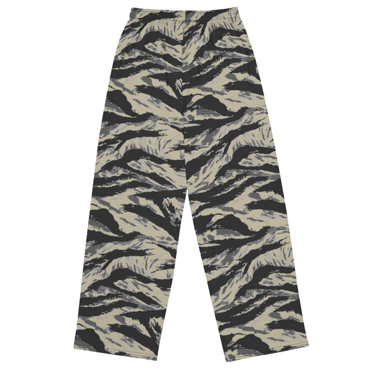 American Tiger Stripe Urban Rubble CAMO unisex wide-leg pants - Wide-leg Pants