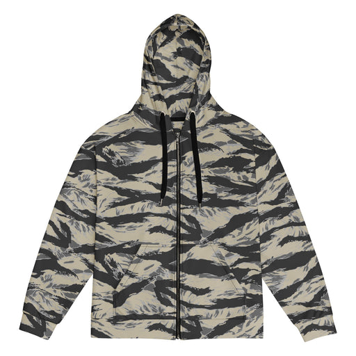 Tiger Stripe Urban Rubble CAMO Unisex Zip Hoodie - 2XS