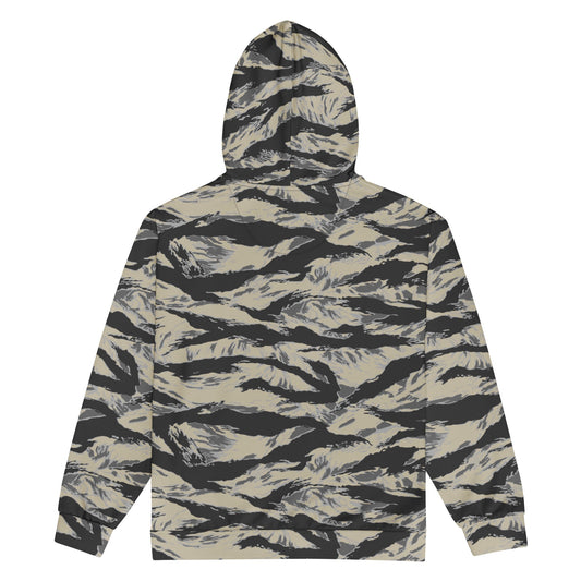 American Tiger Stripe Urban Rubble CAMO Unisex zip hoodie - Zip Hoodies