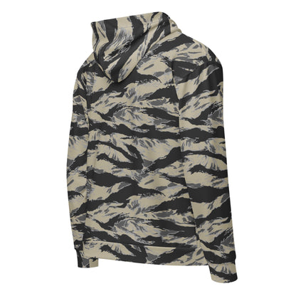 American Tiger Stripe Urban Rubble CAMO Unisex zip hoodie - Zip Hoodies