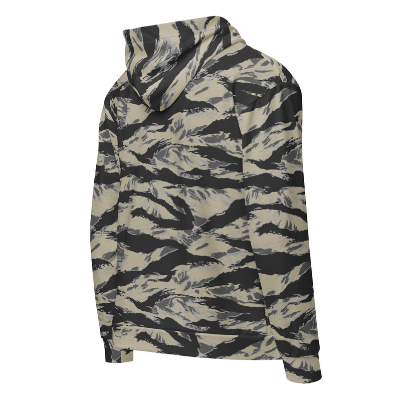 Tiger Stripe Urban Rubble CAMO Unisex Zip Hoodie