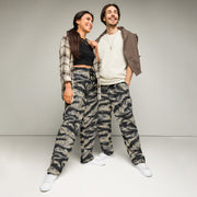 Tiger Stripe Urban Rubble CAMO Unisex Wide-Leg Joggers - 2XS