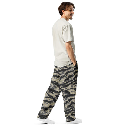 American Tiger Stripe Urban Rubble CAMO Wide-leg joggers - Joggers
