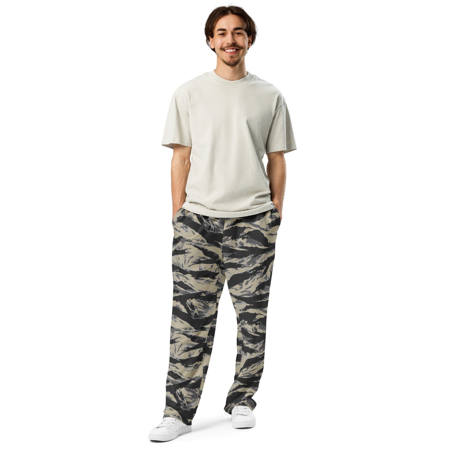 American Tiger Stripe Urban Rubble CAMO Wide-leg joggers - Joggers
