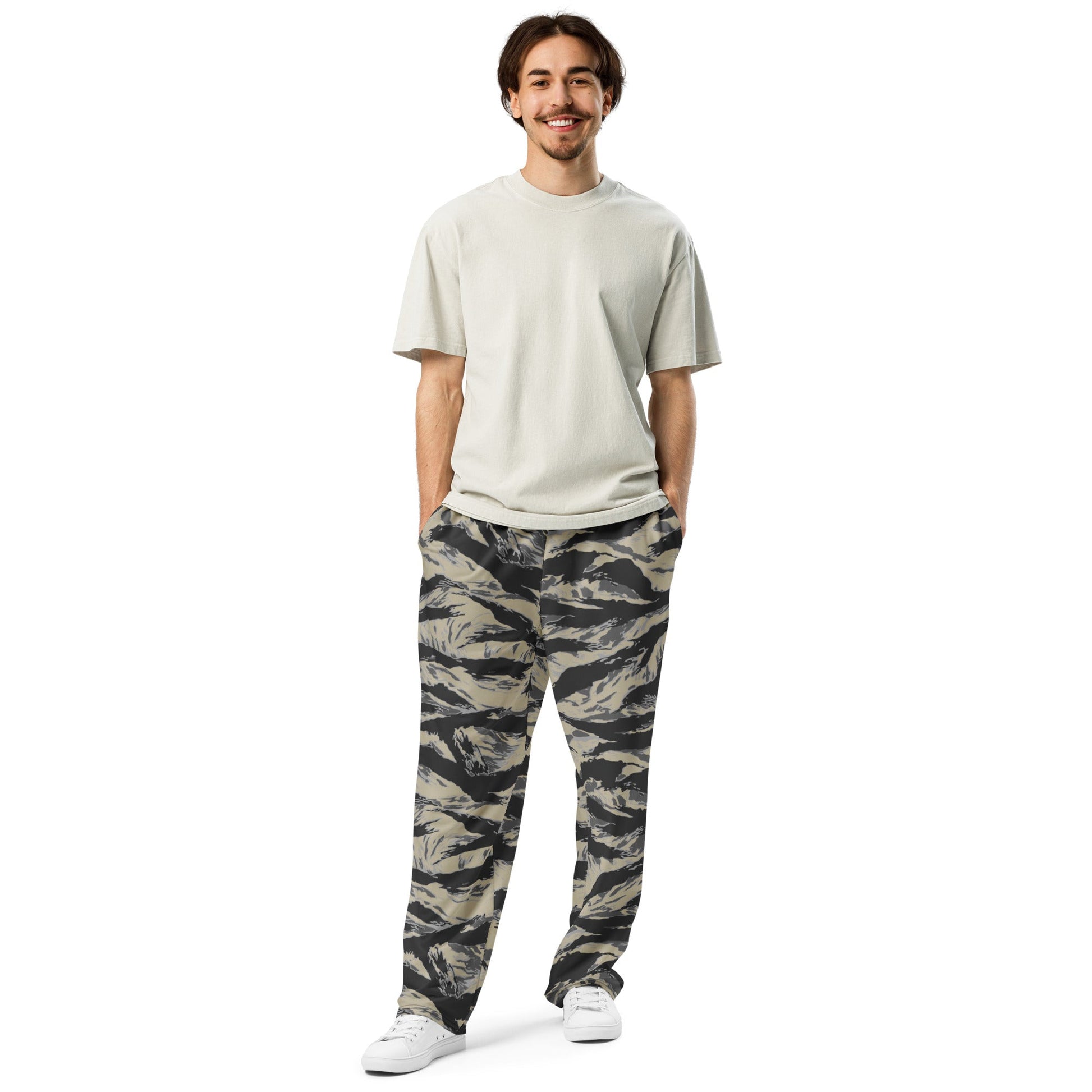 American Tiger Stripe Urban Rubble CAMO Wide-leg joggers - Joggers