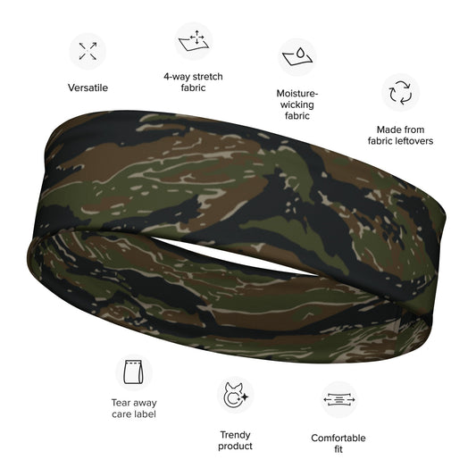 American Tiger Stripe Vintage Advisor Vietnam CAMO Headband - M - Headbands