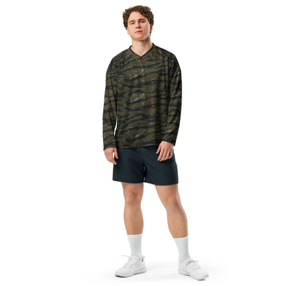 American Tiger Stripe Vintage Advisor Vietnam CAMO hockey fan jersey - Hockey Jerseys