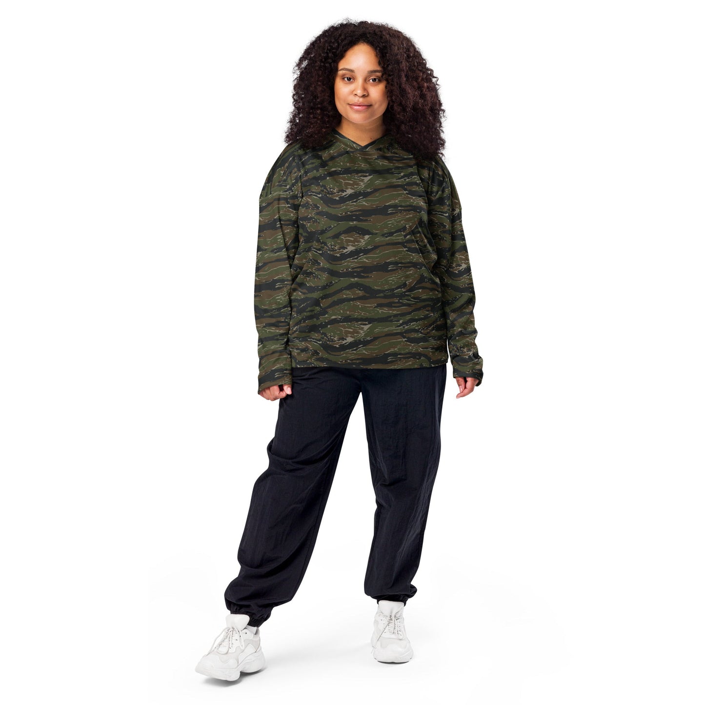 American Tiger Stripe Vintage Advisor Vietnam CAMO hockey fan jersey - Hockey Jerseys