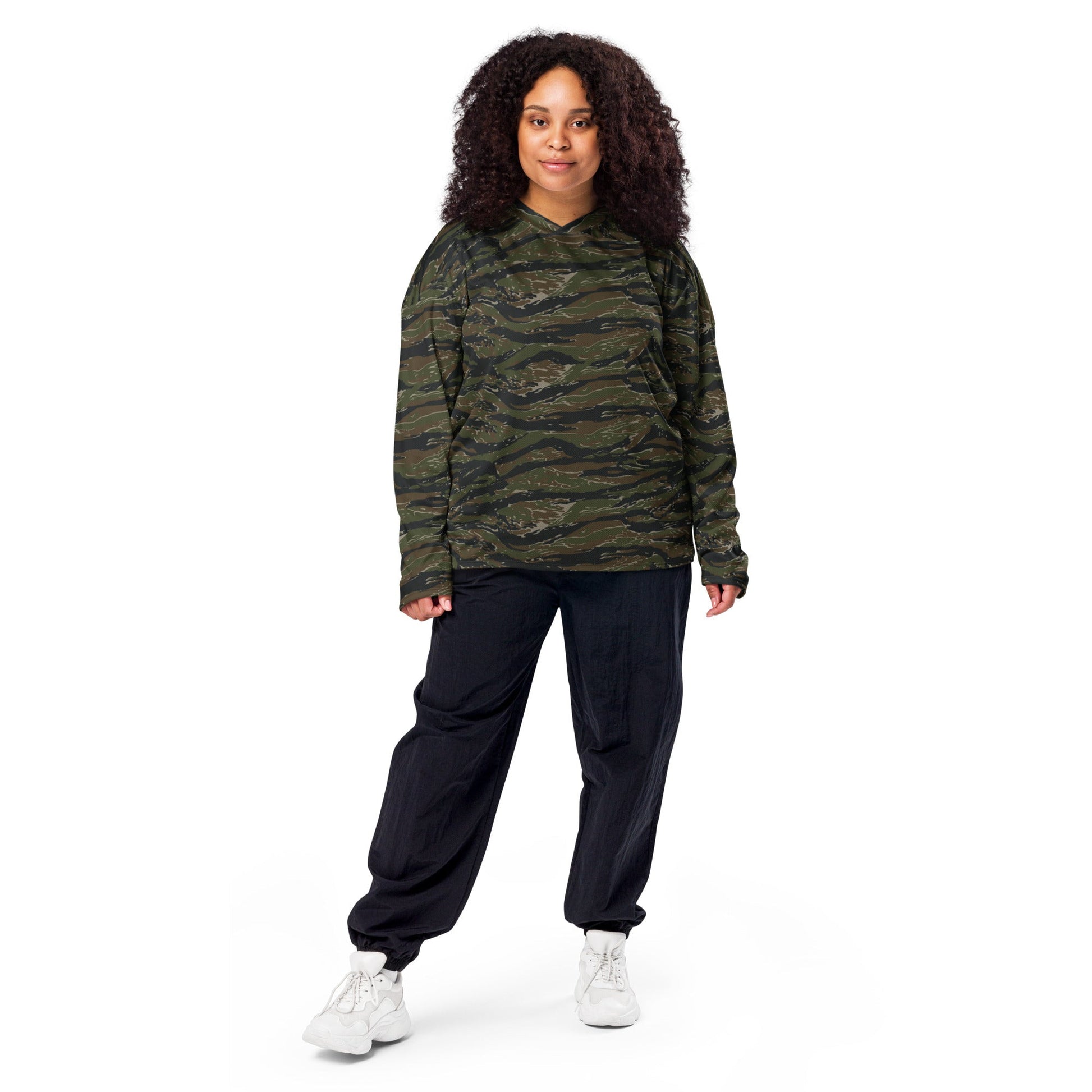 American Tiger Stripe Vintage Advisor Vietnam CAMO hockey fan jersey - Hockey Jerseys