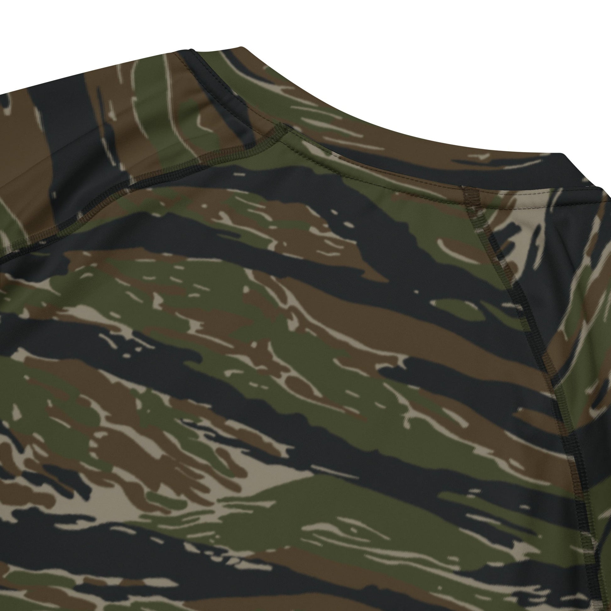 American Tiger Stripe Vintage Advisor Vietnam CAMO Mens Short-Sleeve Rash Guard - Short-sleeve Guards