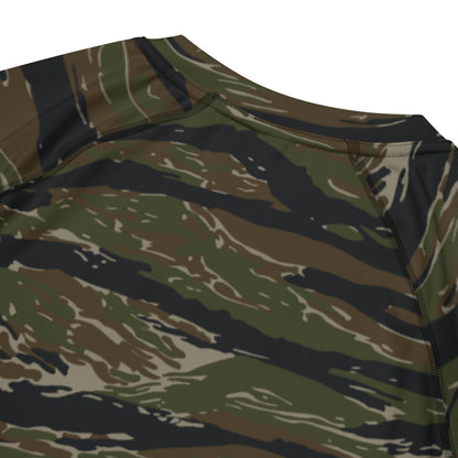 American Tiger Stripe Vintage Advisor Vietnam CAMO Mens Short-Sleeve Rash Guard - Short-sleeve Guards