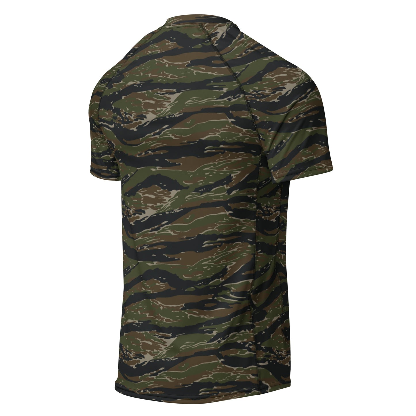 American Tiger Stripe Vintage Advisor Vietnam CAMO Mens Short-Sleeve Rash Guard - Short-sleeve Guards