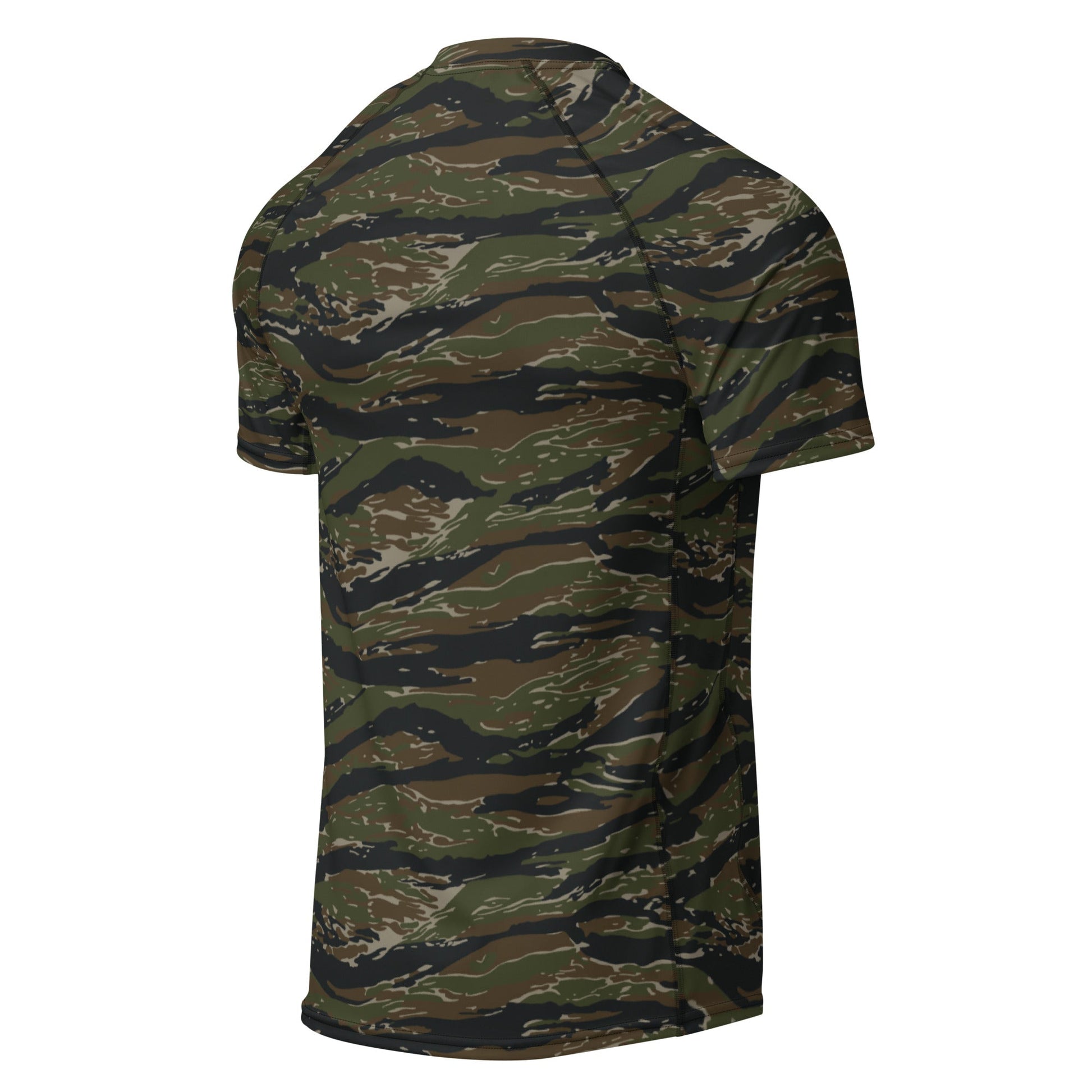 American Tiger Stripe Vintage Advisor Vietnam CAMO Mens Short-Sleeve Rash Guard - Short-sleeve Guards