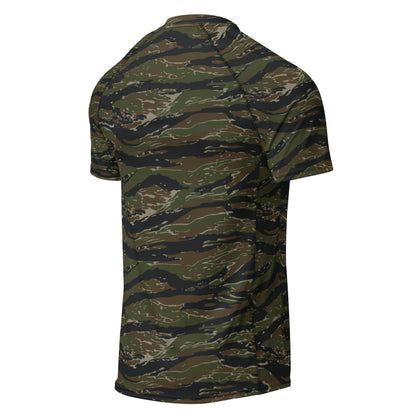 American Tiger Stripe Vintage Advisor Vietnam CAMO Mens Short-Sleeve Rash Guard - Short-sleeve Guards