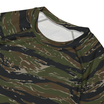 American Tiger Stripe Vintage Advisor Vietnam CAMO Mens Short-Sleeve Rash Guard - Short-sleeve Guards