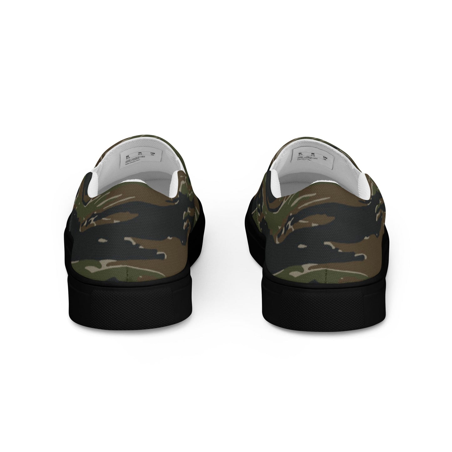 American Tiger Stripe Vintage Advisor Vietnam CAMO Mens Slip-On Canvas Shoes
