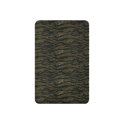 American Tiger Stripe Vintage Advisor Vietnam CAMO Sherpa blanket - Blankets