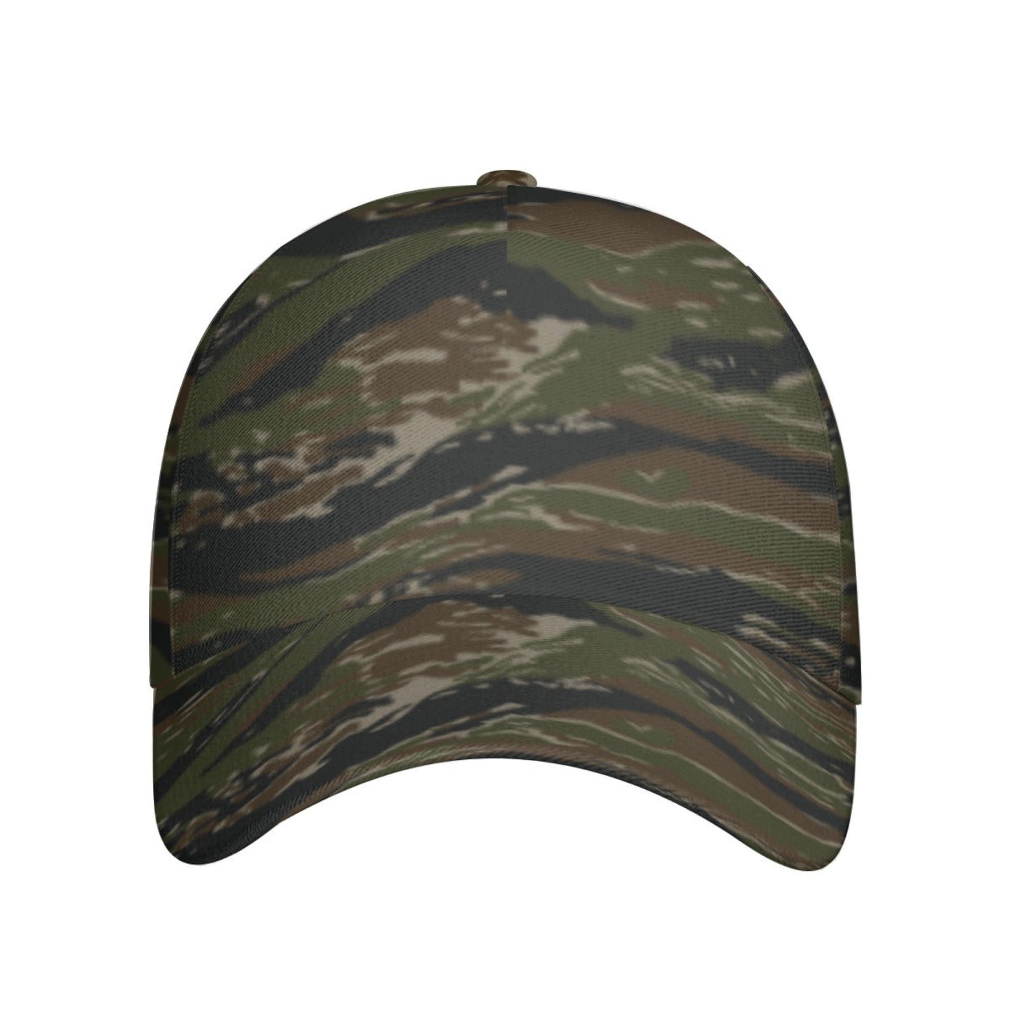 American Tiger Stripe Vintage Advisor Vietnam CAMO Snapback Ball Cap - U / White