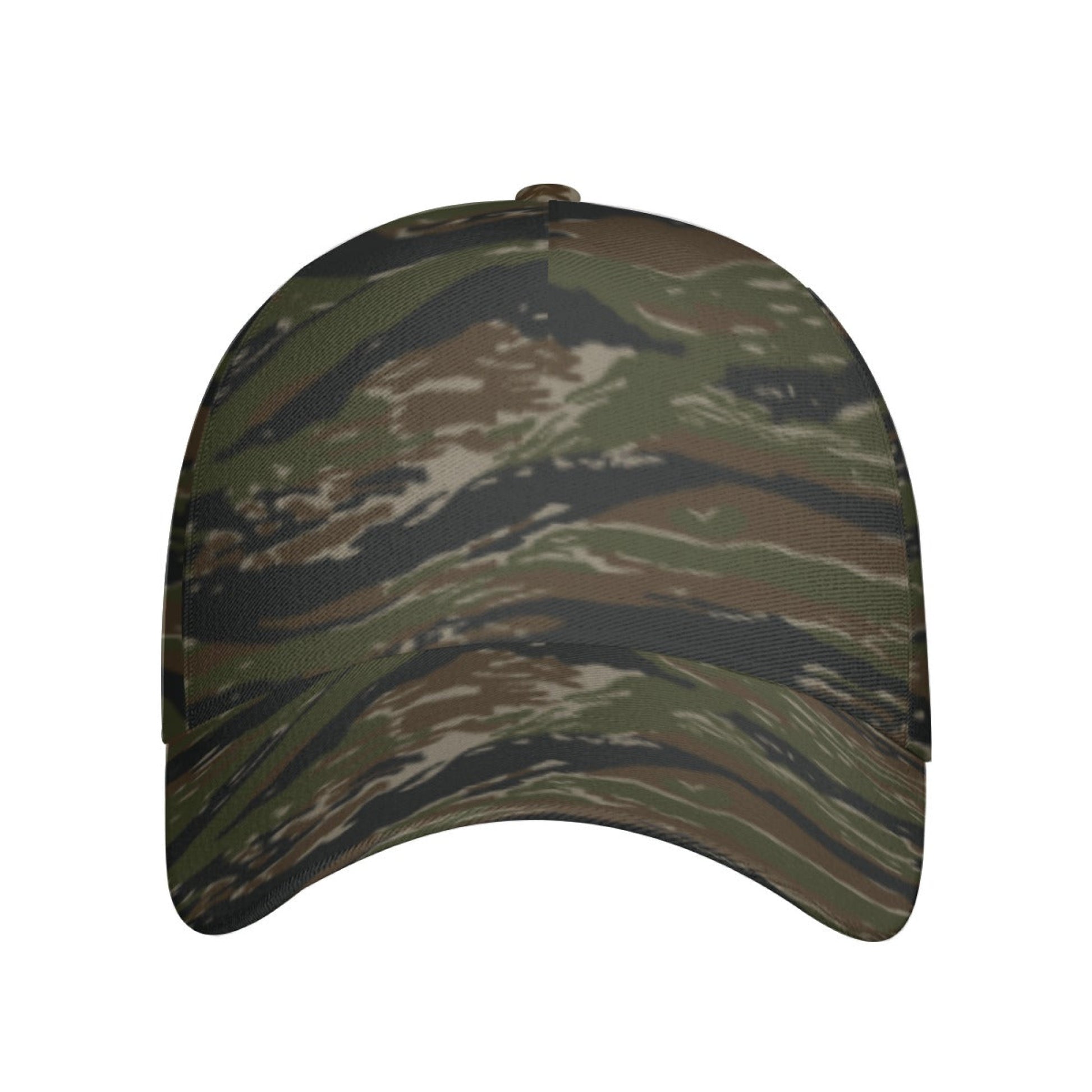 American Tiger Stripe Vintage Advisor Vietnam CAMO Snapback Ball Cap - U / White
