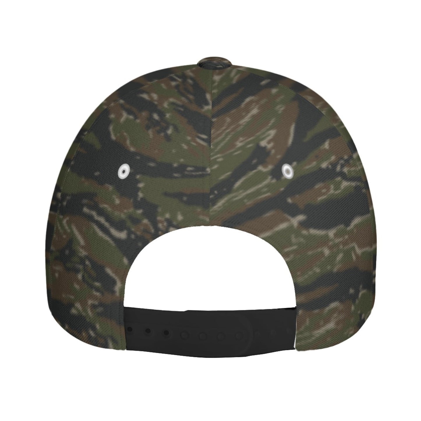 American Tiger Stripe Vintage Advisor Vietnam CAMO Snapback Ball Cap - U / White