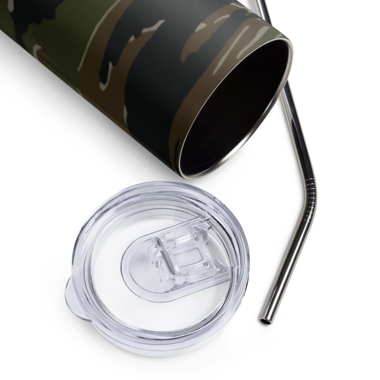 American Tiger Stripe Vintage Advisor Vietnam CAMO Stainless Steel Tumbler