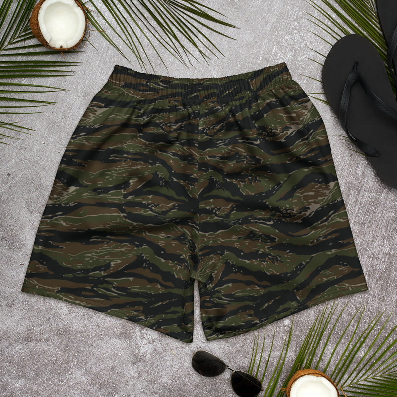 Tiger Stripe Vintage Advisor Vietnam CAMO Unisex Athletic Long Shorts