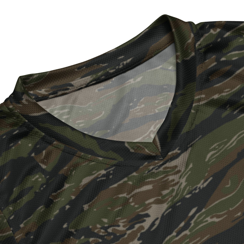 Tiger Stripe Vintage Advisor Vietnam CAMO Unisex Basketball Jersey