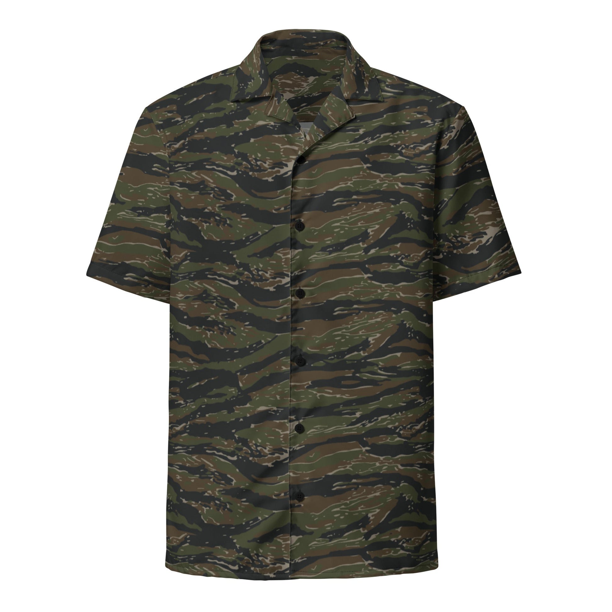 American Tiger Stripe Vintage Advisor Vietnam CAMO Unisex button shirt - Button Shirts