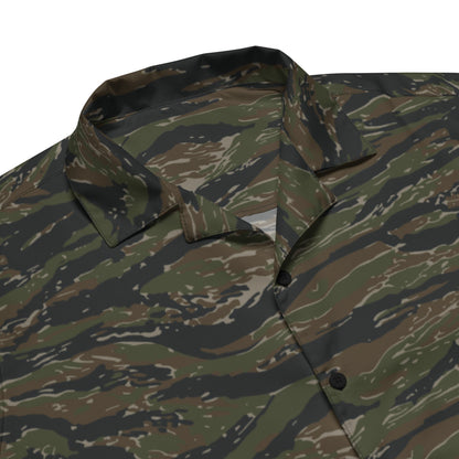 American Tiger Stripe Vintage Advisor Vietnam CAMO Unisex button shirt - Button Shirts