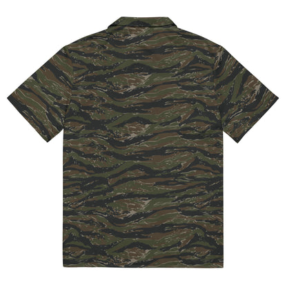 American Tiger Stripe Vintage Advisor Vietnam CAMO Unisex button shirt - Button Shirts