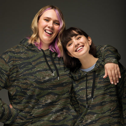 American Tiger Stripe Vintage Advisor Vietnam CAMO Unisex Hoodie - Hoodies