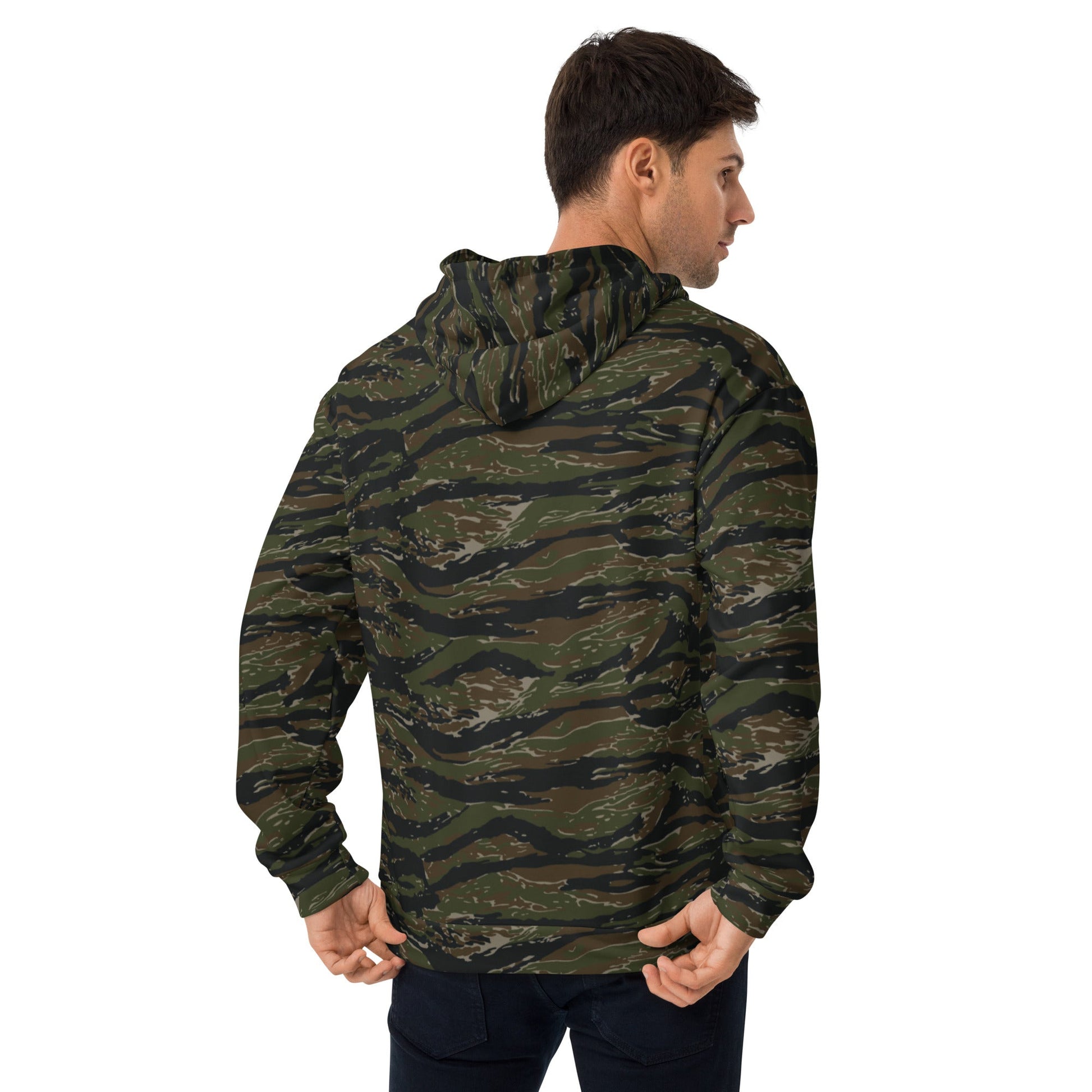 American Tiger Stripe Vintage Advisor Vietnam CAMO Unisex Hoodie - Hoodies