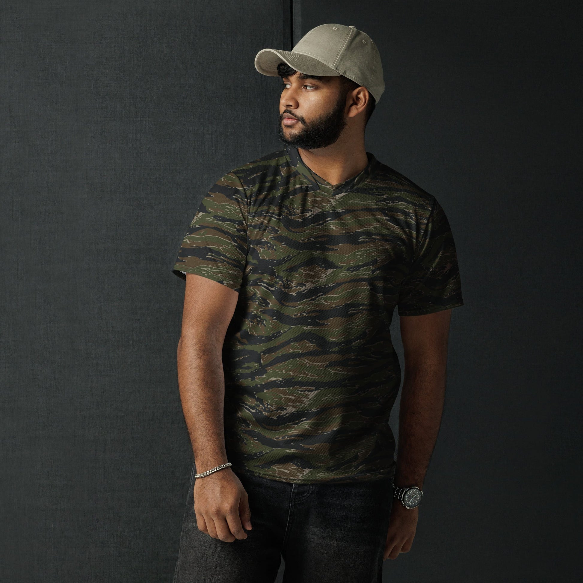 American Tiger Stripe Vintage Advisor Vietnam CAMO unisex sports jersey - Sports Jerseys