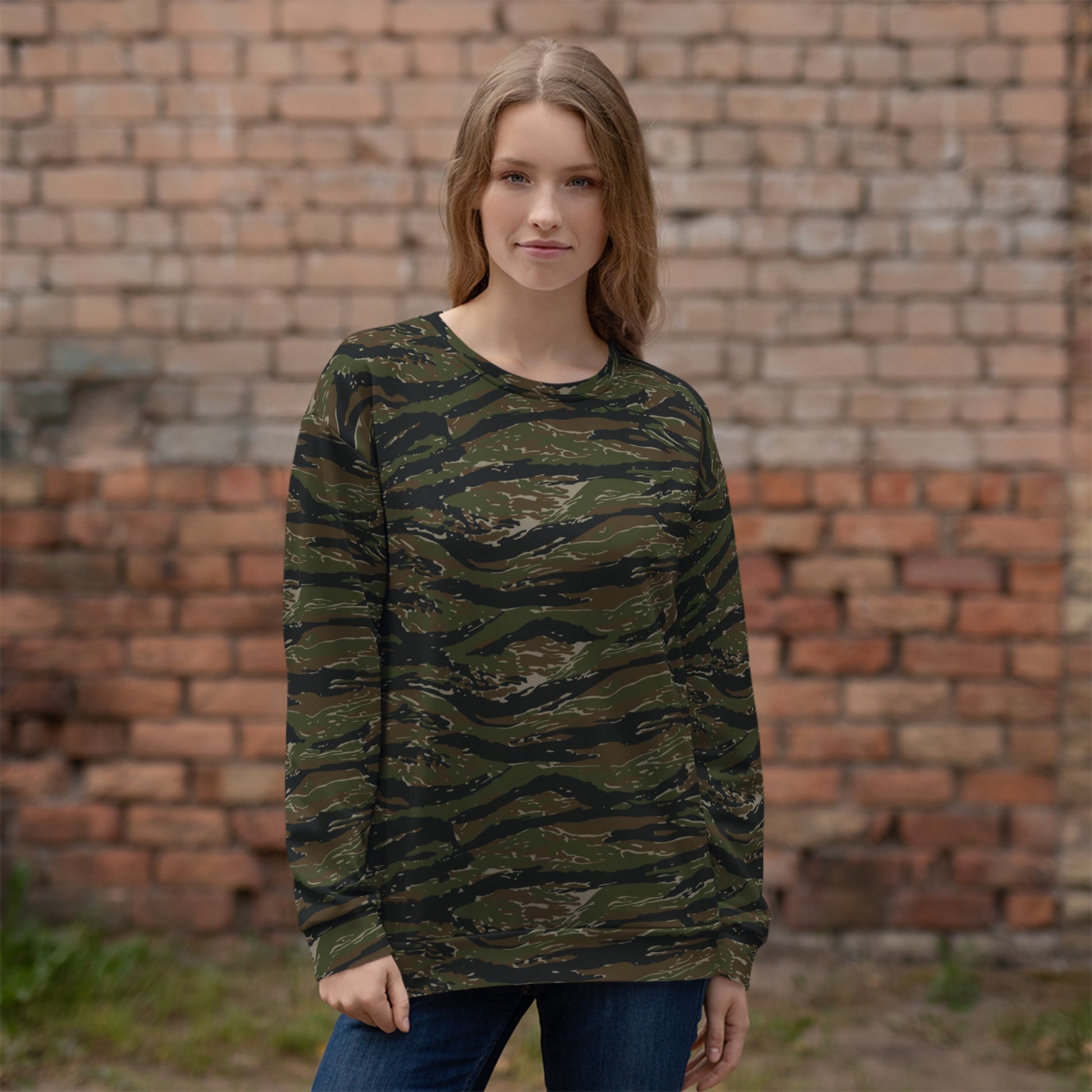 American Tiger Stripe Vintage Advisor Vietnam CAMO Unisex Sweatshirt - Sweatshirts