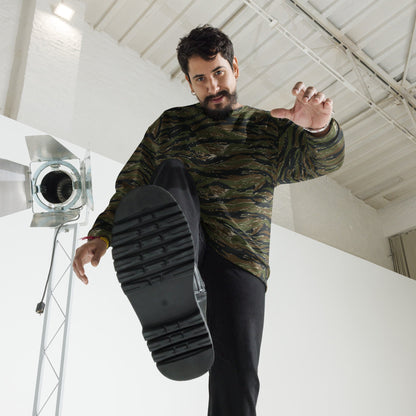 American Tiger Stripe Vintage Advisor Vietnam CAMO Unisex Sweatshirt - Sweatshirts