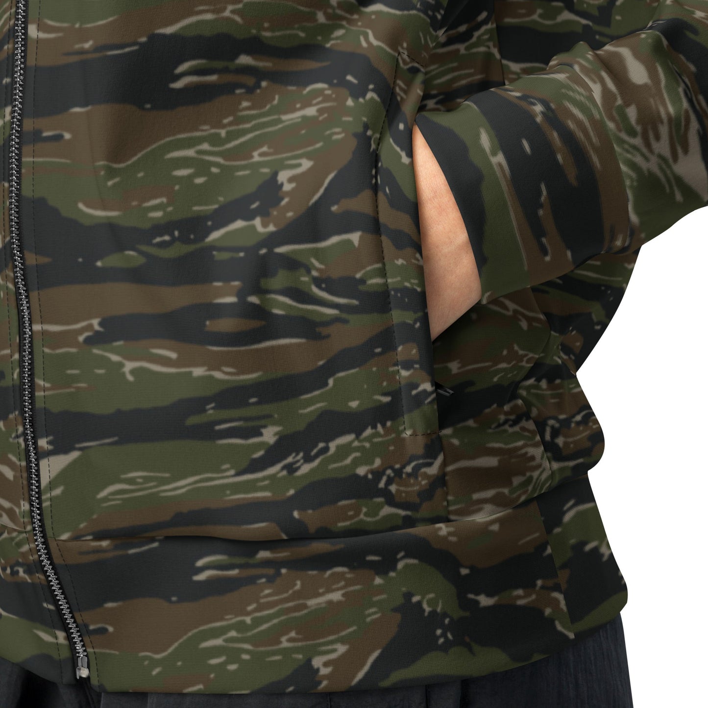 American Tiger Stripe Vintage Advisor Vietnam CAMO Unisex track jacket - Track Jackets