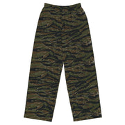 Tiger Stripe Vintage Advisor Vietnam CAMO Unisex Wide-Leg Leisure Pants - 2XS