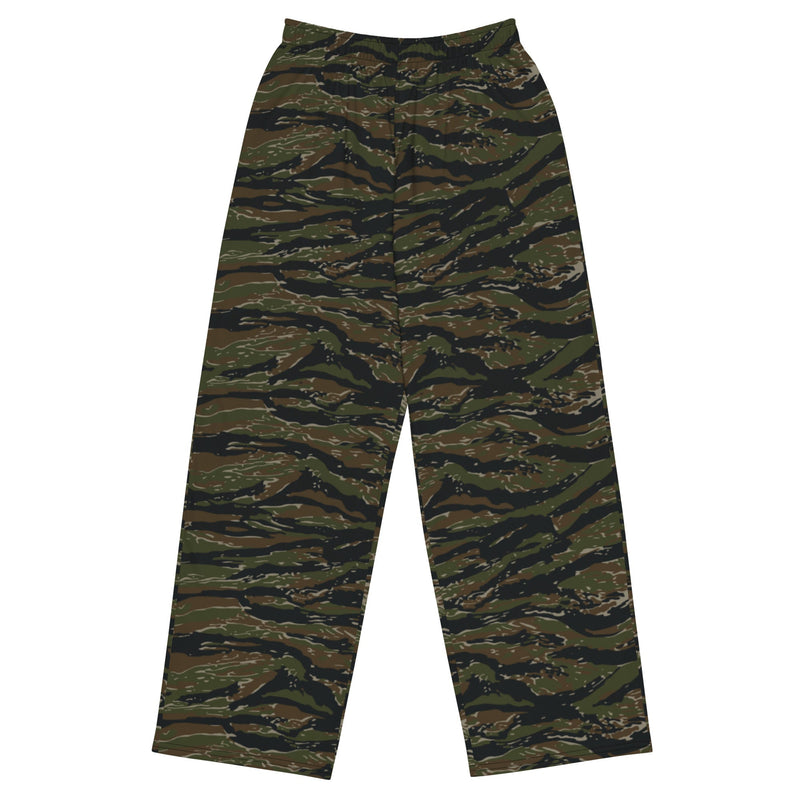 Tiger Stripe Vintage Advisor Vietnam CAMO Unisex Wide-Leg Leisure Pants - 2XS