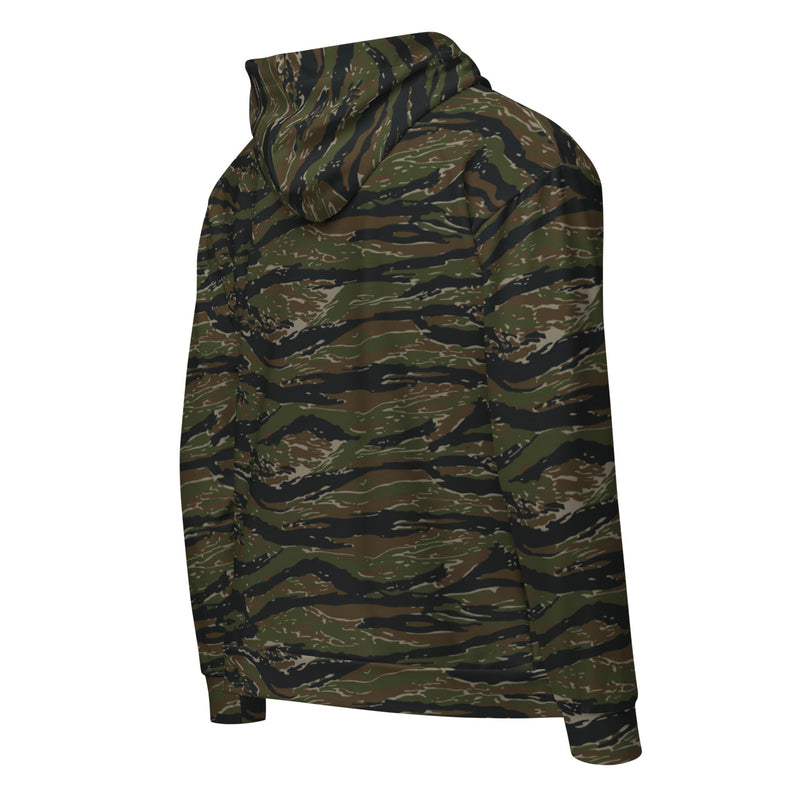 Tiger Stripe Vintage Advisor Vietnam CAMO Unisex Zip Hoodie