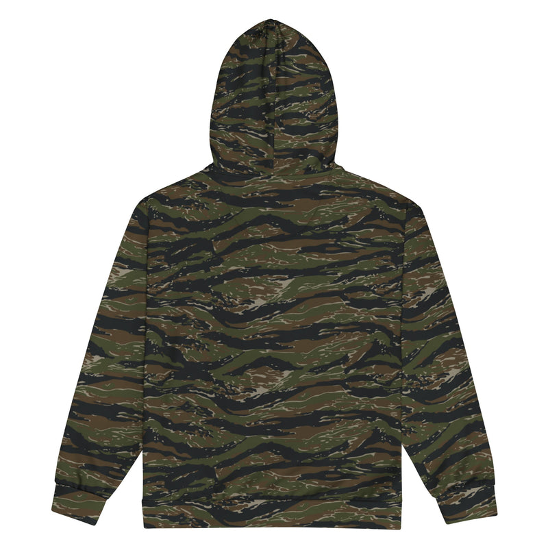 Tiger Stripe Vintage Advisor Vietnam CAMO Unisex Zip Hoodie