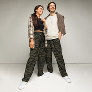 Tiger Stripe Vintage Advisor Vietnam CAMO Unisex Wide-Leg Joggers - 2XS