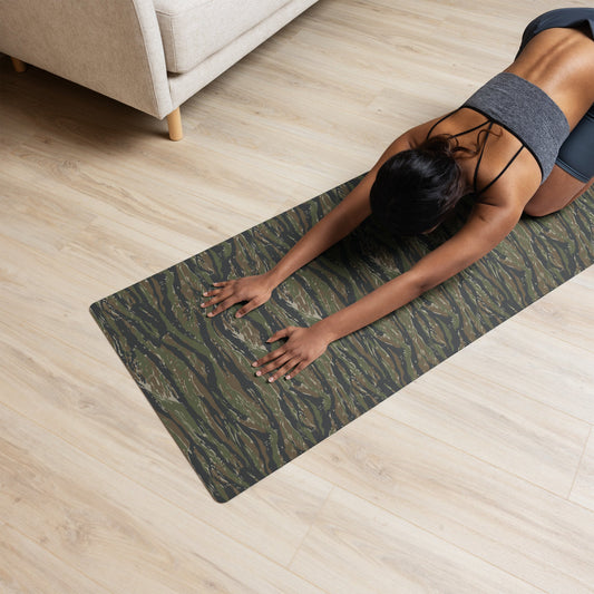 American Tiger Stripe Vintage Advisor Vietnam CAMO Yoga Mat