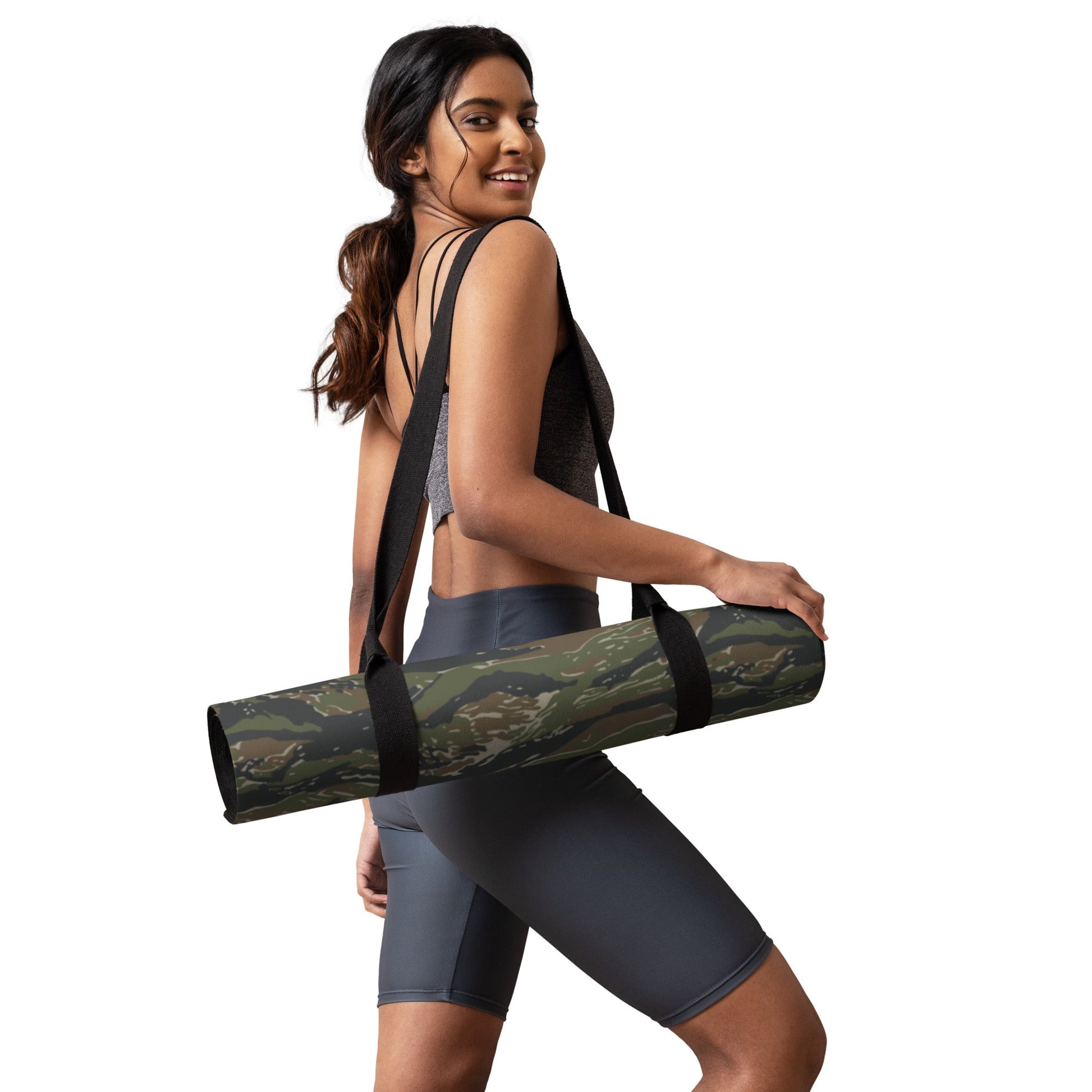American Tiger Stripe Vintage Advisor Vietnam CAMO Yoga Mat