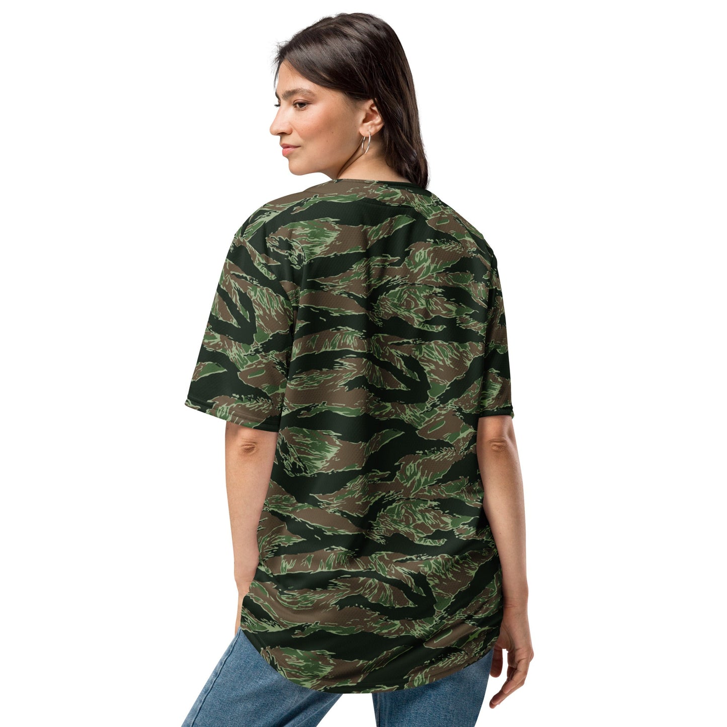 American Tiger Stripe Viper CAMO baseball jersey - Baseball Jerseys