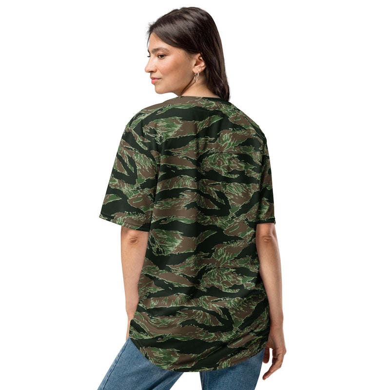 Tiger Stripe Viper CAMO Unisex Baseball Jersey