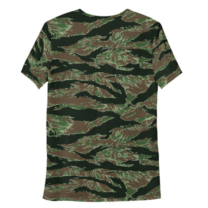 American Tiger Stripe Viper CAMO Mens athletic t-shirt - Athletic T-Shirts