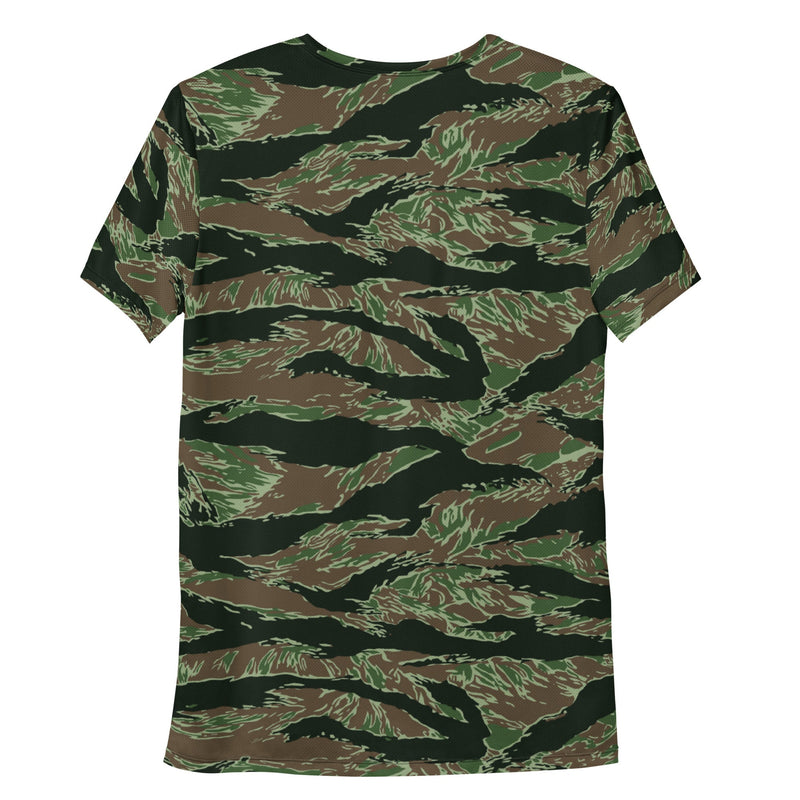 Tiger Stripe Viper CAMO Mens Athletic T-Shirt - Shirt