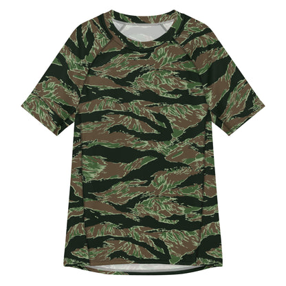 American Tiger Stripe Viper CAMO Mens Short-Sleeve Rash Guard - 2XS - Short-sleeve Guards