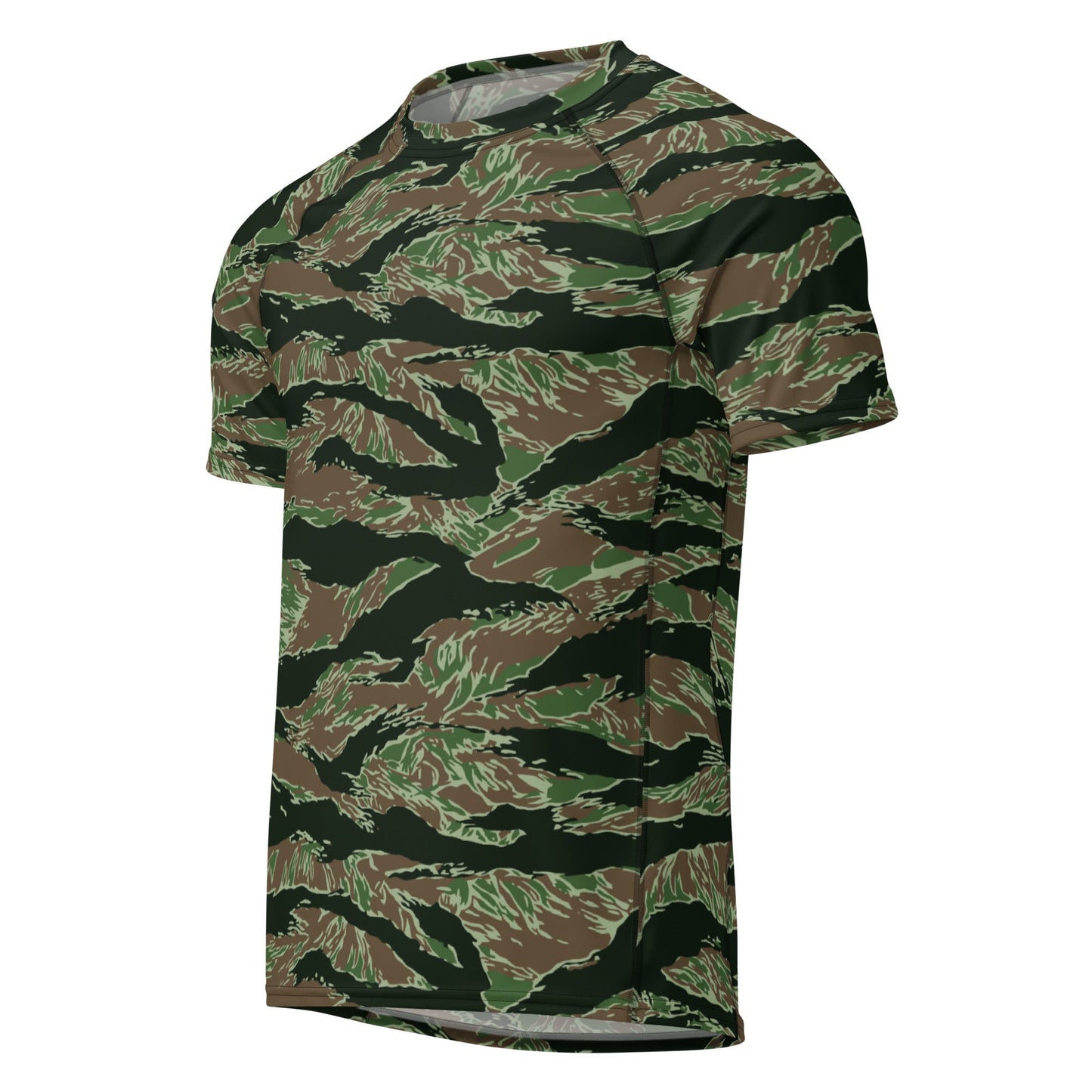 American Tiger Stripe Viper CAMO Mens Short-Sleeve Rash Guard - Short-sleeve Guards