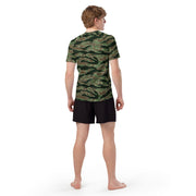 Tiger Stripe Viper CAMO Mens Short-Sleeve Rash Guard - SS